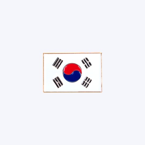 전역 뱃지 / 태극기 배지 - 왕대